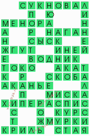 сканворд 6159