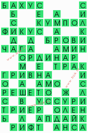 сканворд 6162