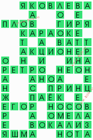 сканворд 6168