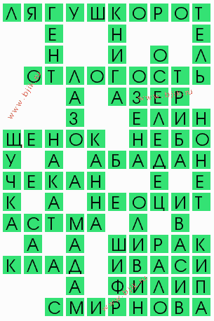 сканворд 6174