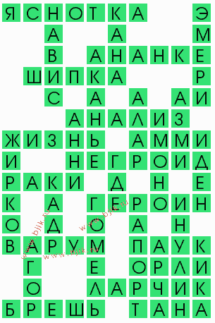 сканворд 6186