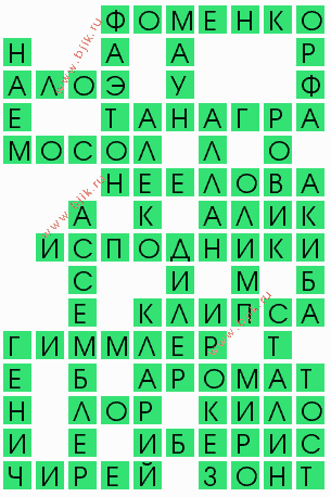 сканворд 6189