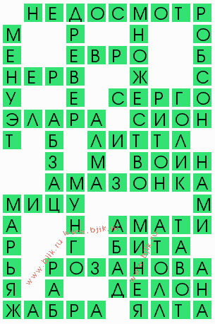 сканворд 6206