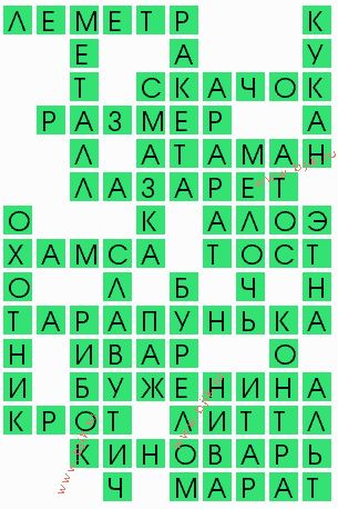 сканворд 6216