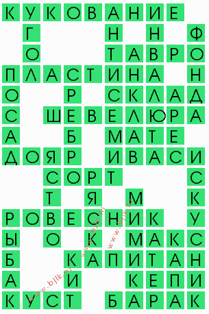 сканворд 6256