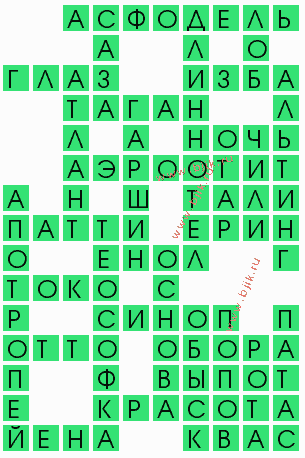 сканворд 6261