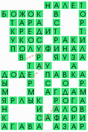 сканворд 6267