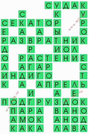 сканворд 6332