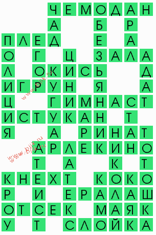 сканворд 6360