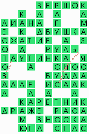 сканворд 6372