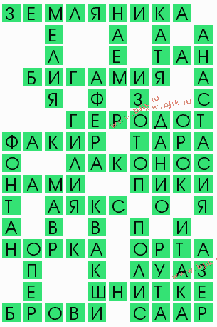 сканворд 6437