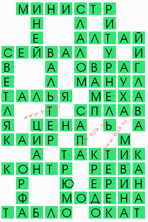 сканворд 6439