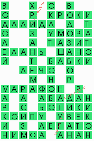 сканворд 6447