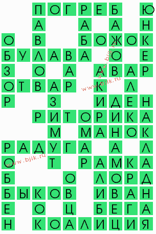 сканворд 6456