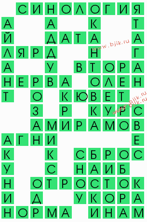 сканворд 6464