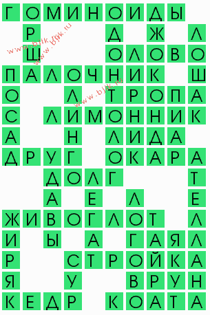 сканворд 6474