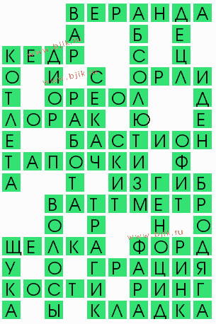 сканворд 6555