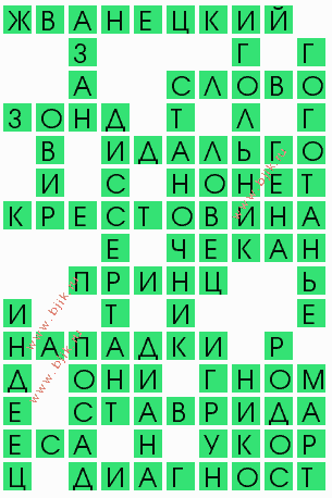 сканворд 6623