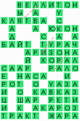 сканворд 6627