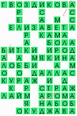 сканворд 6643