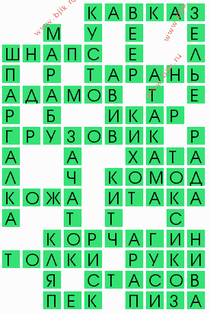 сканворд 6695
