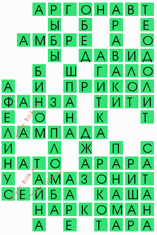 сканворд 6731