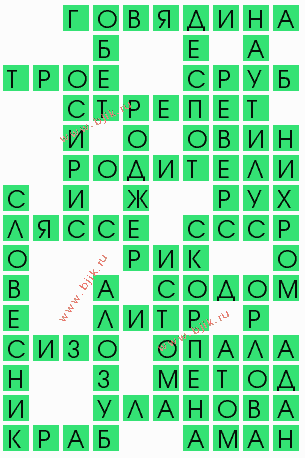 сканворд 6772