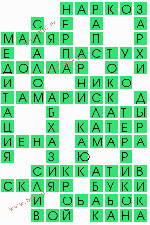 сканворд 6781