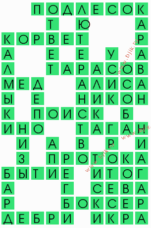 сканворд 6796