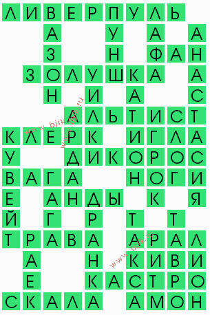 сканворд 6798
