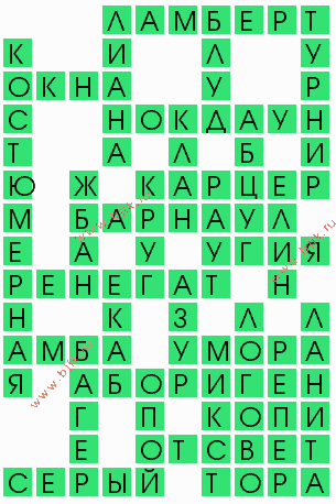 сканворд 6807