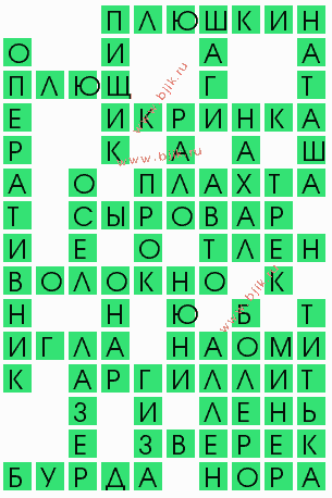 сканворд 6857