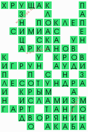 сканворд 6886