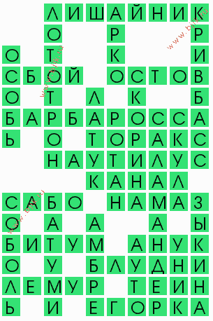 сканворд 6925