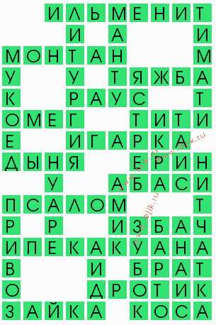 сканворд 6927