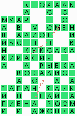 сканворд 6952