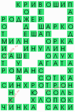 сканворд 6957