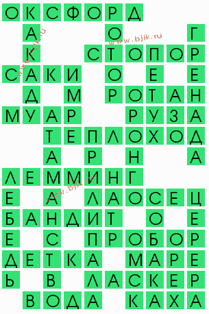 сканворд 7036