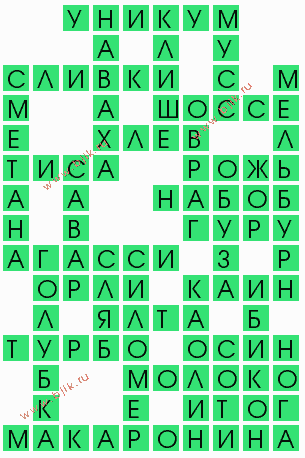 сканворд 7055