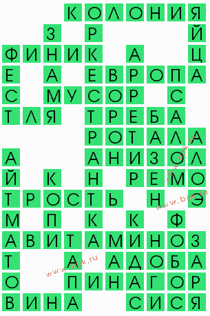 сканворд 7124