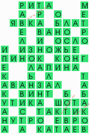 сканворд 7133