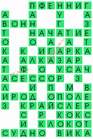 сканворд 7157