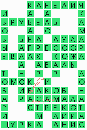 сканворд 7191