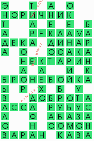 сканворд 7204