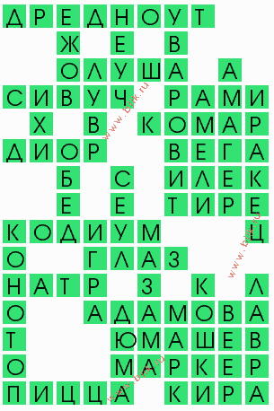 сканворд 7214