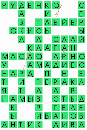 сканворд 7225
