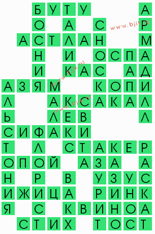 сканворд 7244
