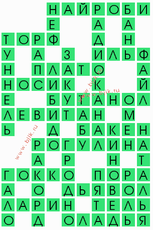 сканворд 7252