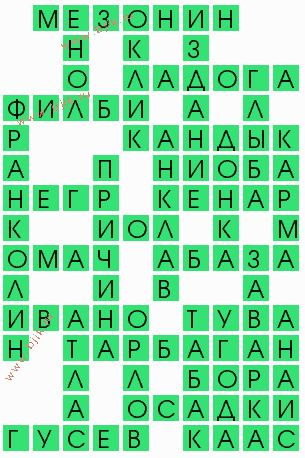 сканворд 7291