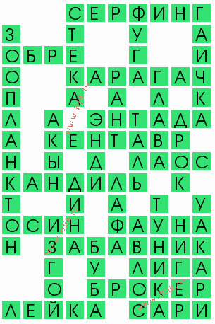 сканворд 7293